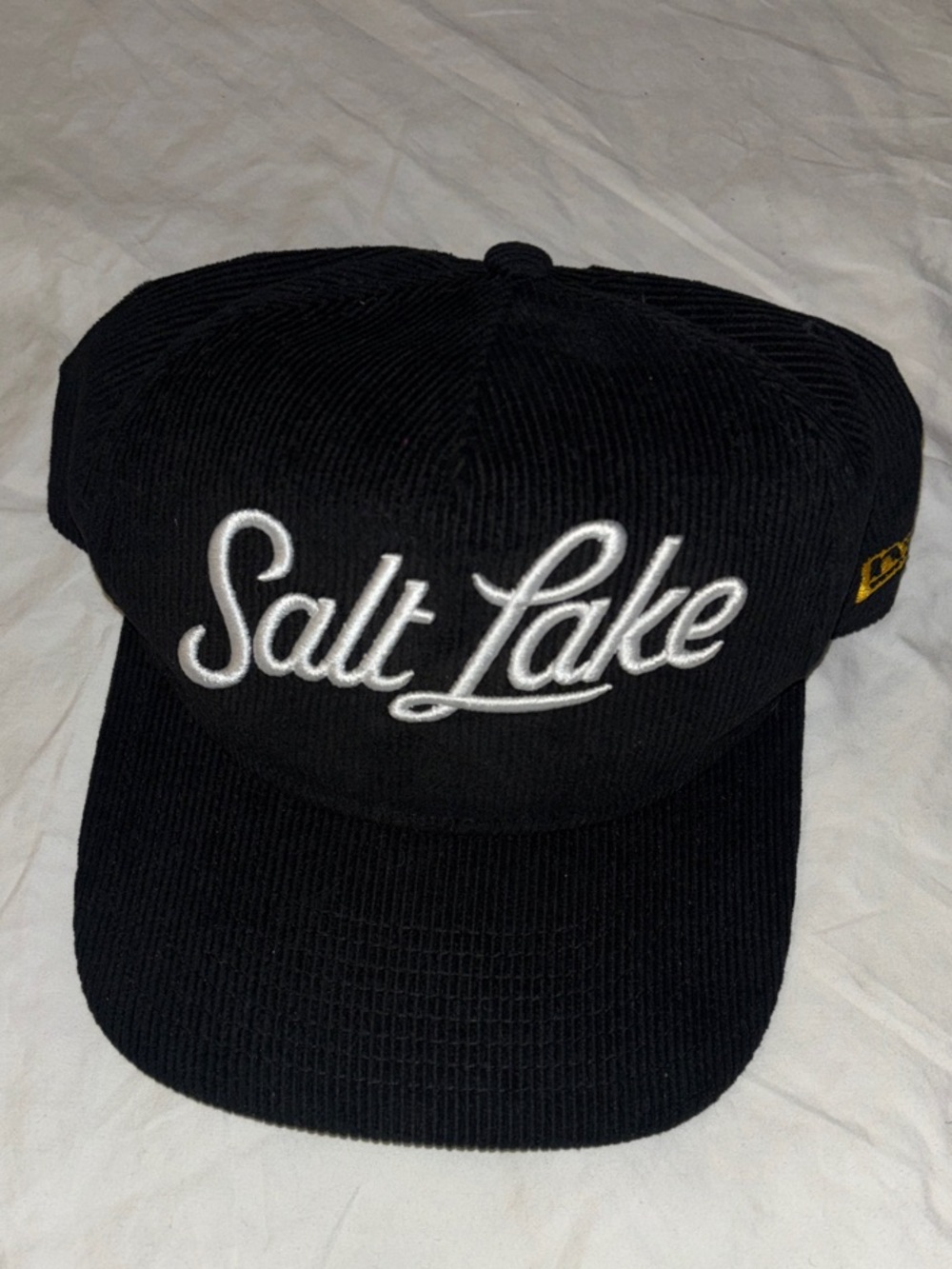 New Era Corduroy Salt Lake Script SnapBack Cap - OS
